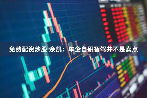 免费配资炒股 余凯：车企自研智驾并不是卖点
