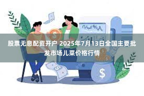 股票无息配资开户 2025年7月13日全国主要批发市场儿菜价格行情